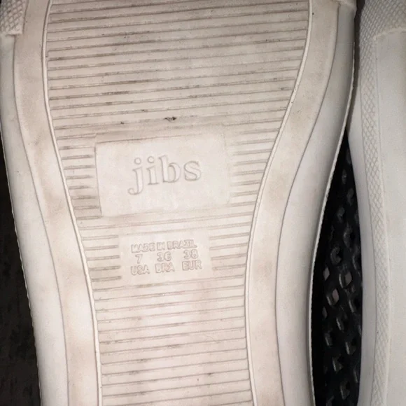 Jibs Slim Slip-On Fashion Sneaker Flat In Jet Black + Onyx Women’s Size 7 - Picture 10 of 13